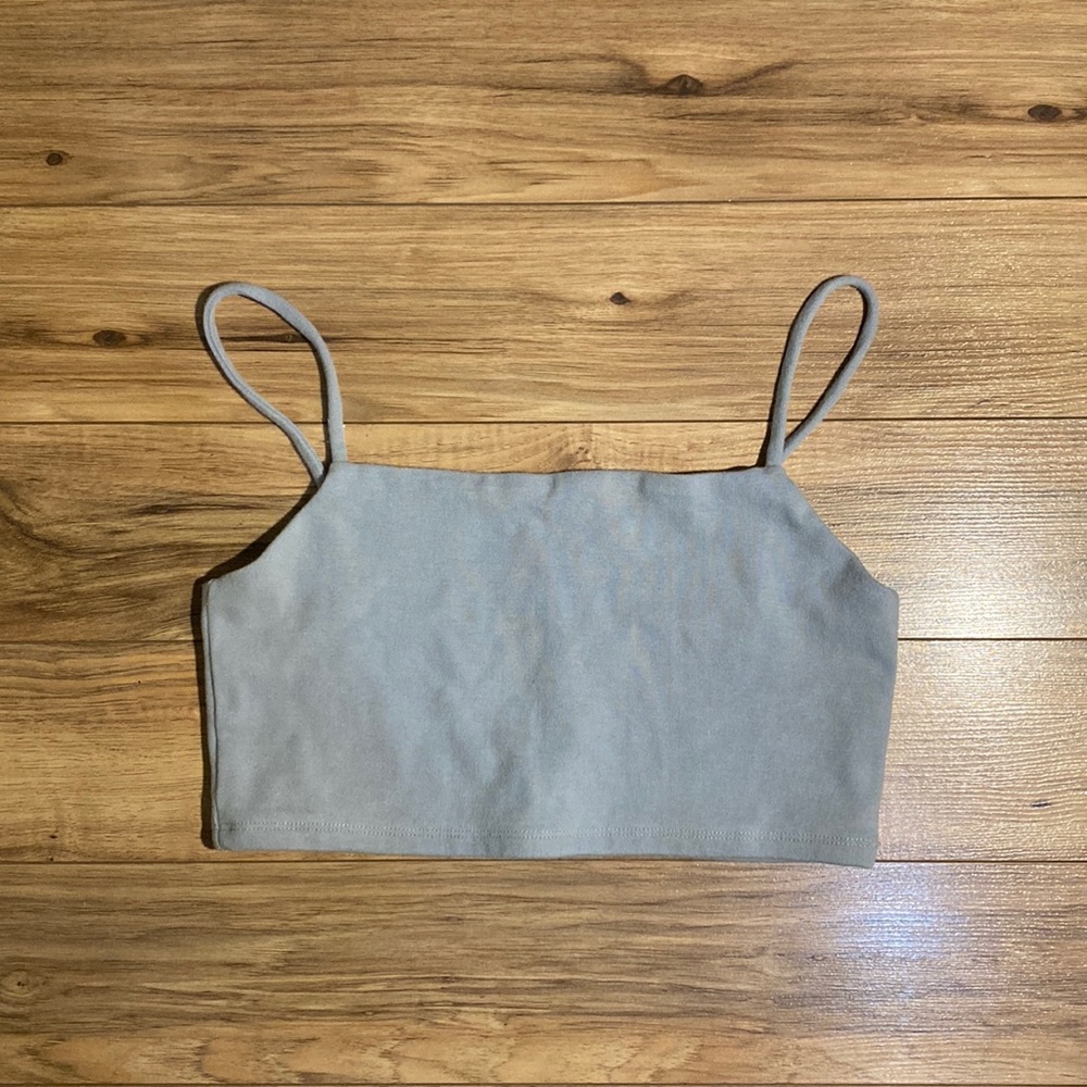 Oak and fort CROPPED KNIT TANK